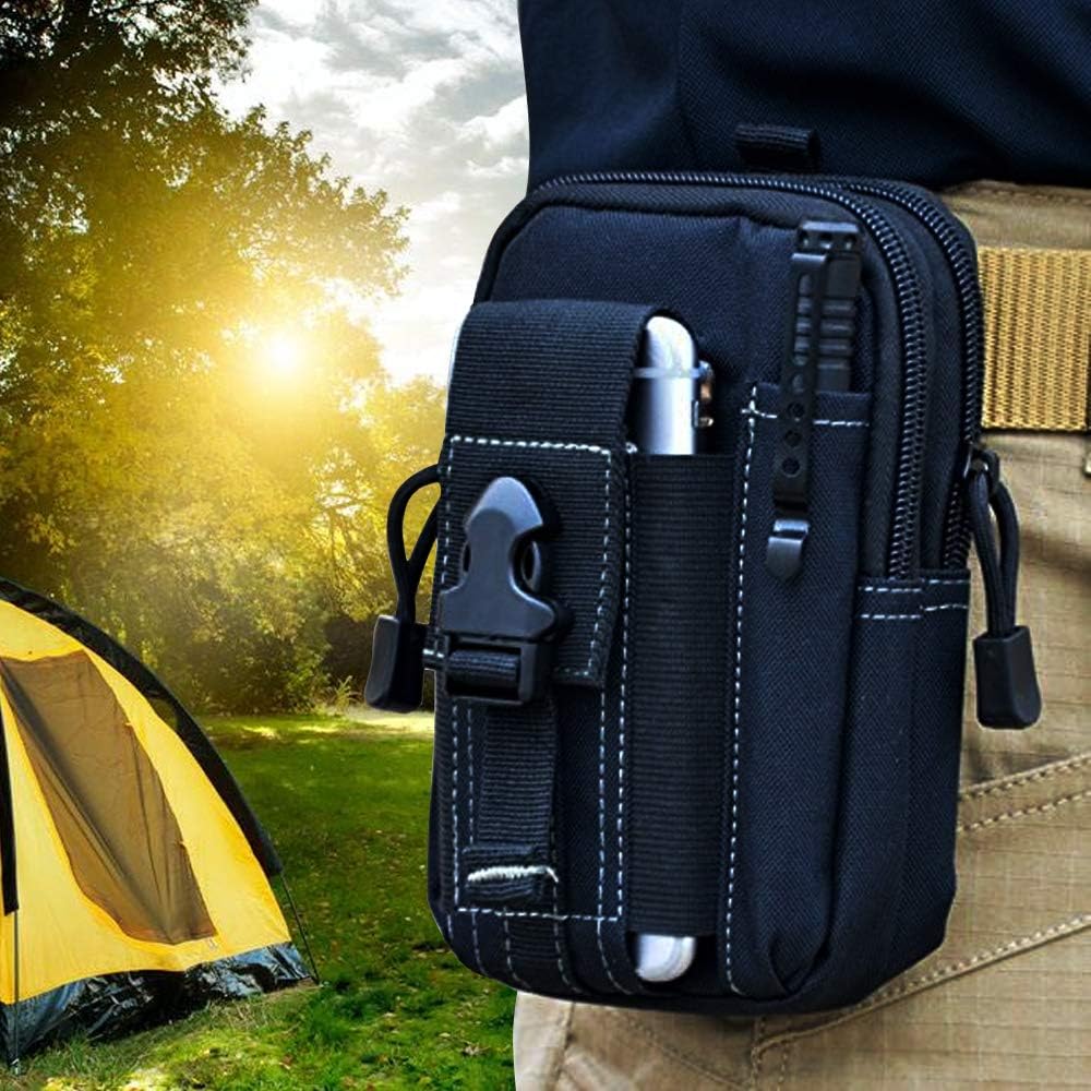 Outdoor Adventurer - Taktische Molle-Gürteltasche, Militär-Hüfttasche, EDC-Werkzeug-Organizer, Telefonholster-Halter für