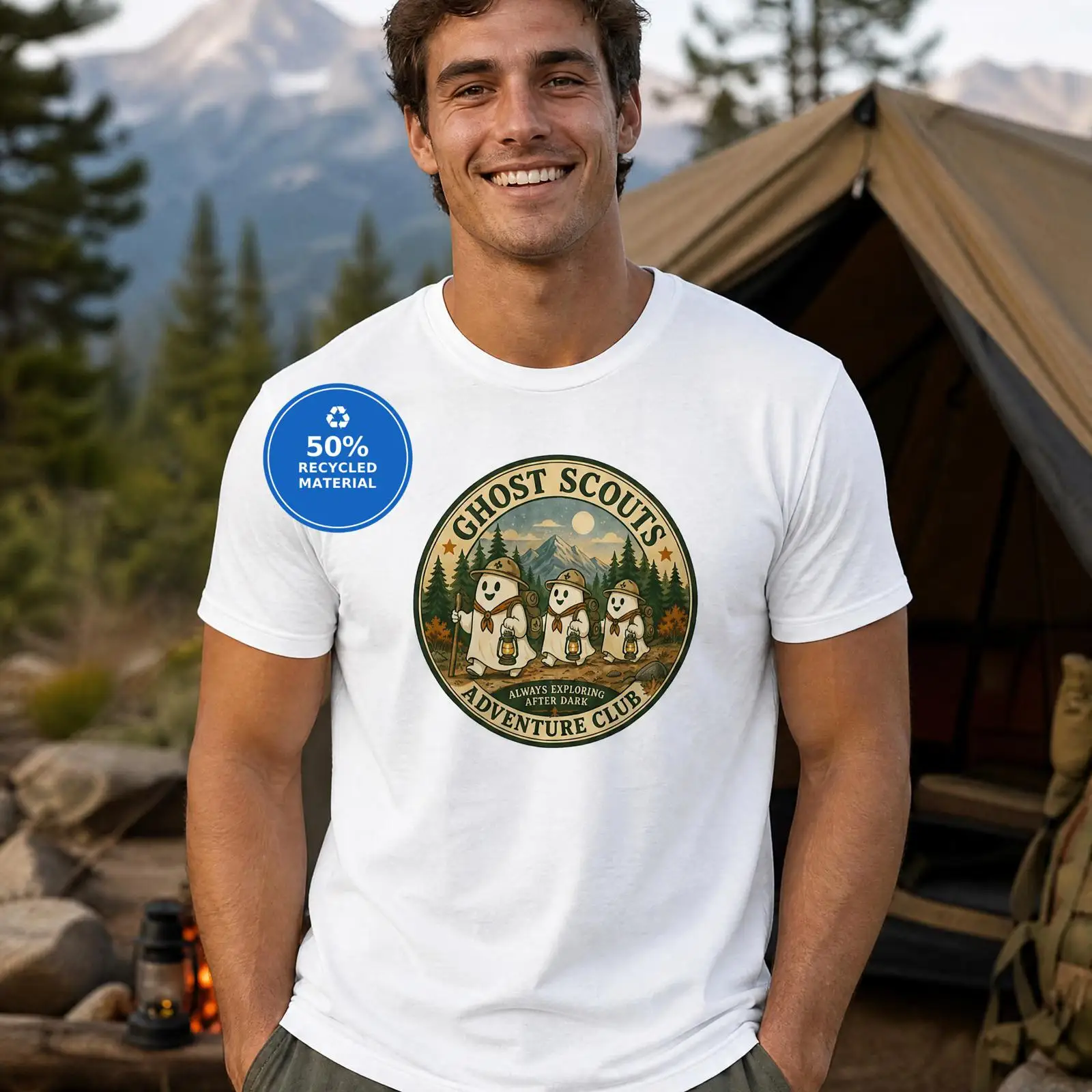 Outdoor Adventure Club - Ghost Scouts Adventure Club T-Shirt Niedliches