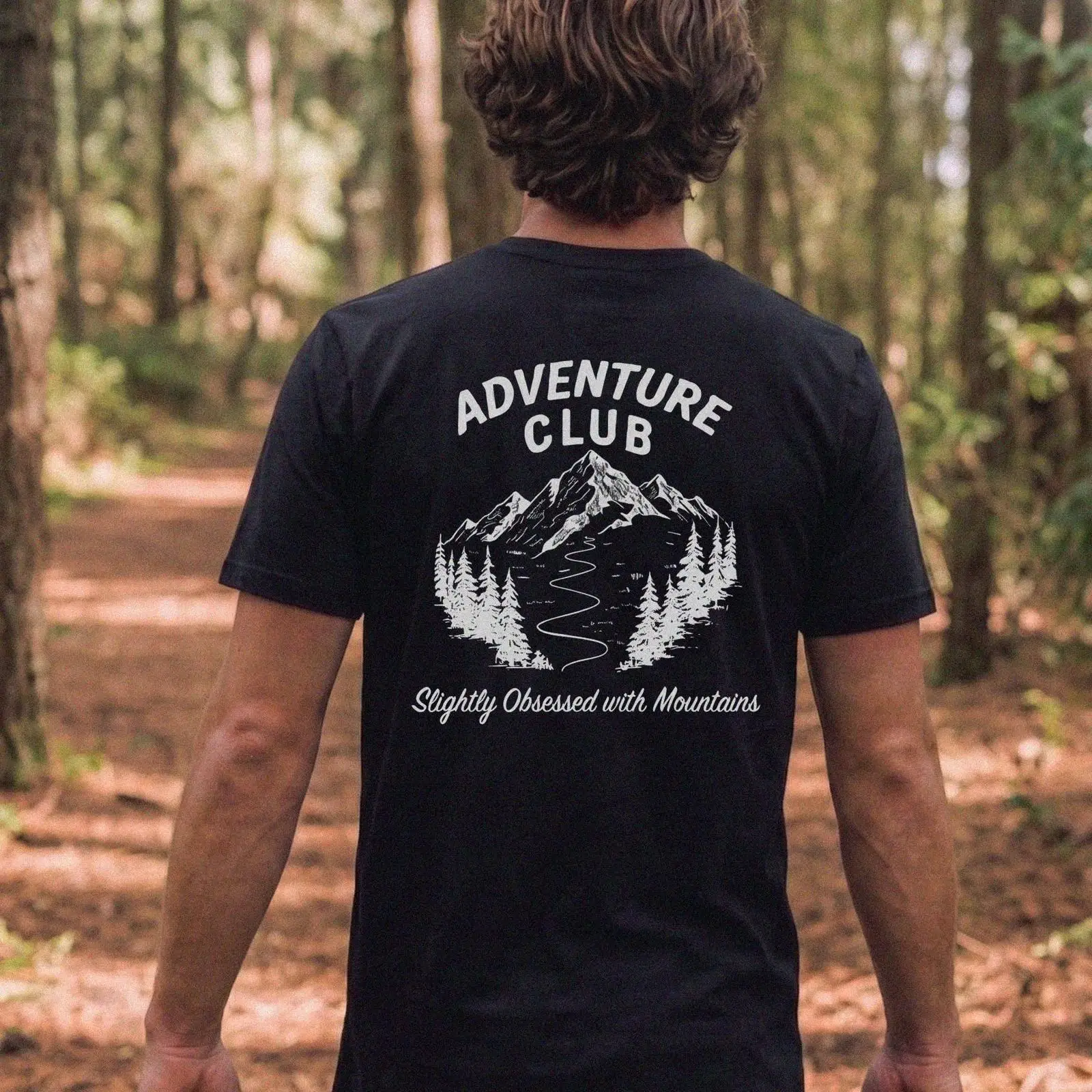 Outdoor Adventure Club - Adventure Club Bergwander-T-Shirt Nachhaltige Outdoor-Bekleidung für