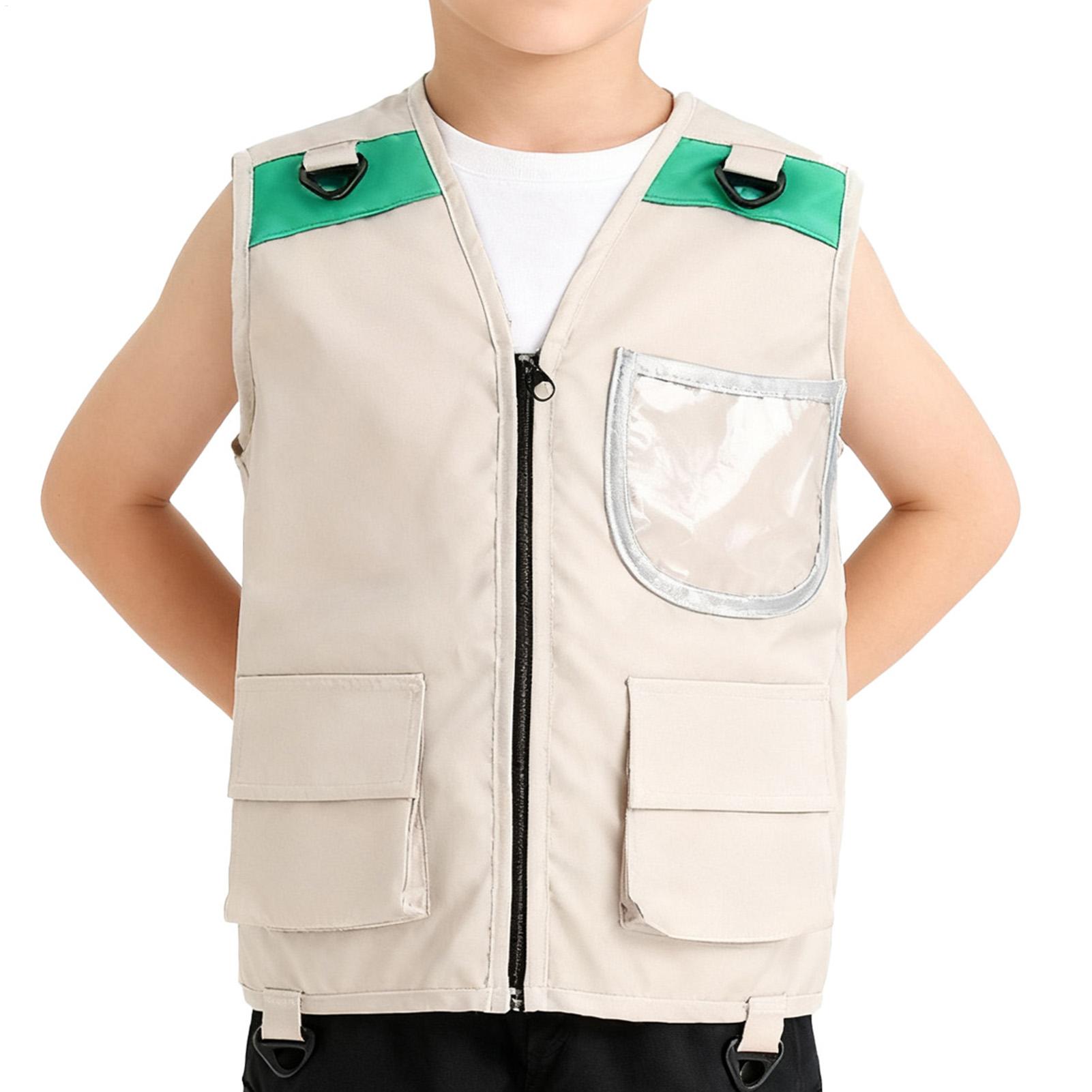 Outdoor Adventure For Kids - Kinder-Entdeckerweste Kostüm Safari-Cargoweste Jungen Outdoor-Abenteuer-Set für