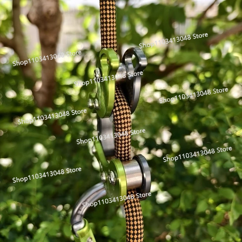 Outdoor Adventure For Kids - Acht-Ring-Kletterbaum mit mechanischem Griff ohne Seil
