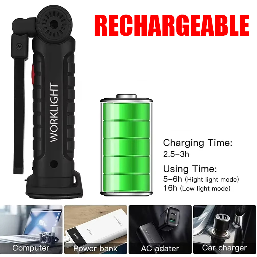 Tragbare LED-Taschenlampe mit  – Outdoor Adventurer Bewertung und Preis