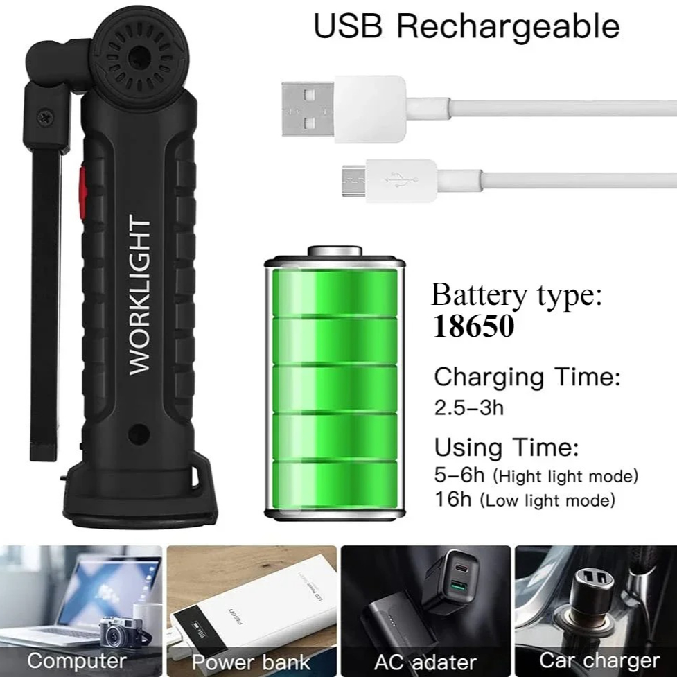 Tragbare COB-LED-Taschenlampe, – Outdoor Adventurer Bewertung und Preis