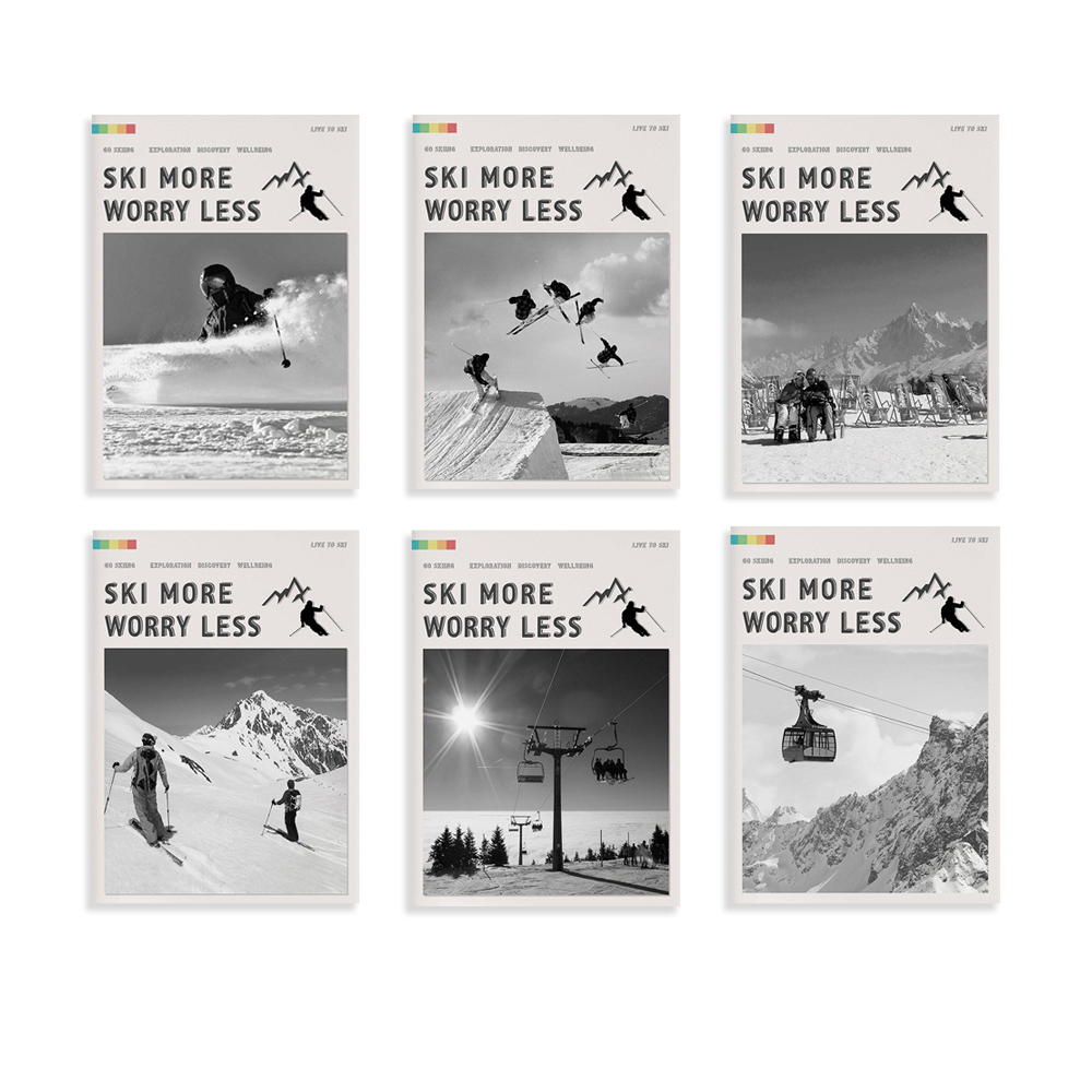 Ski mehr Sorgen weniger Poster – Outdoor Adventure York Bewertung und Preis
