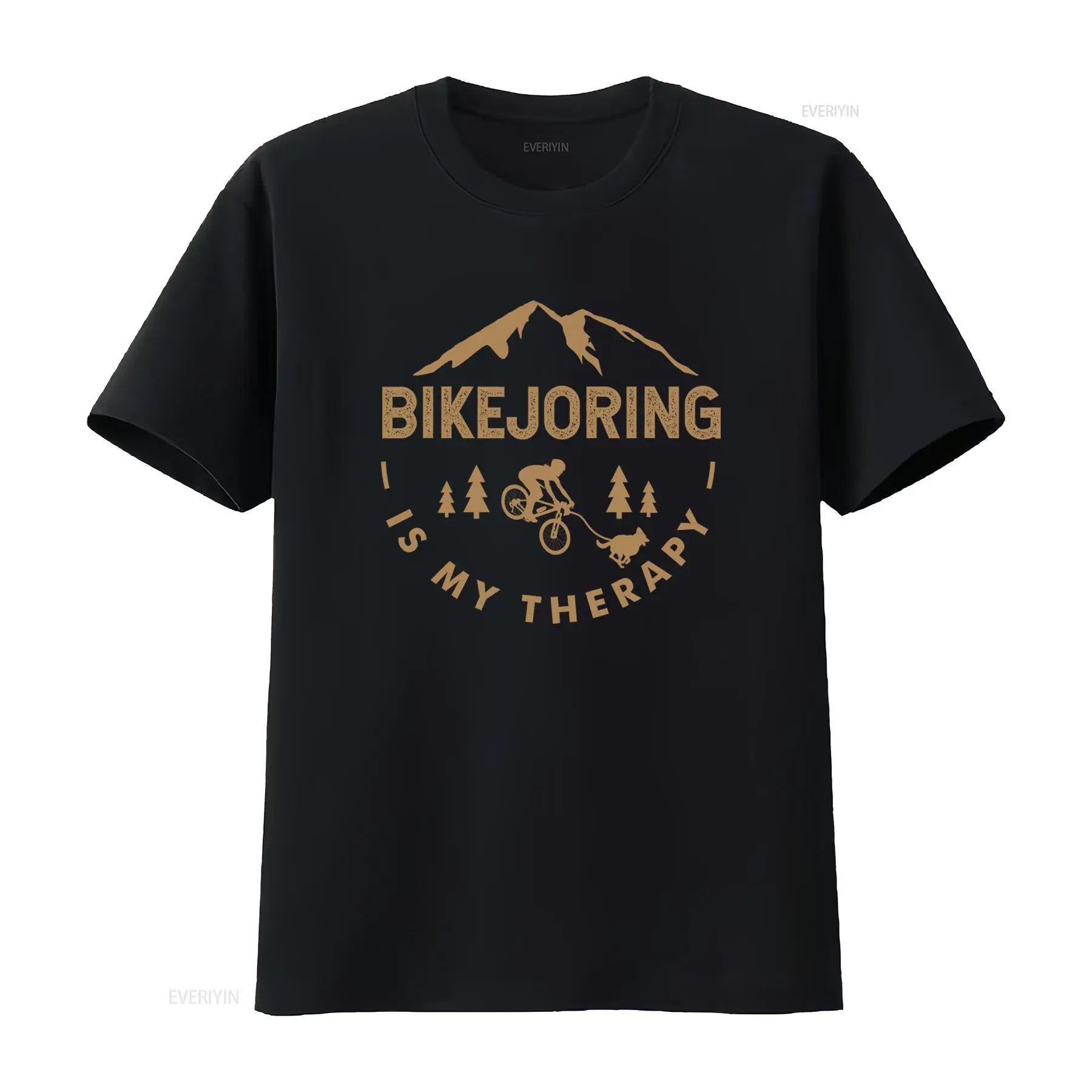 Bikejoring Is My Therapy T-Shi – Outdoor Adventure Therapy Bewertung und Preis