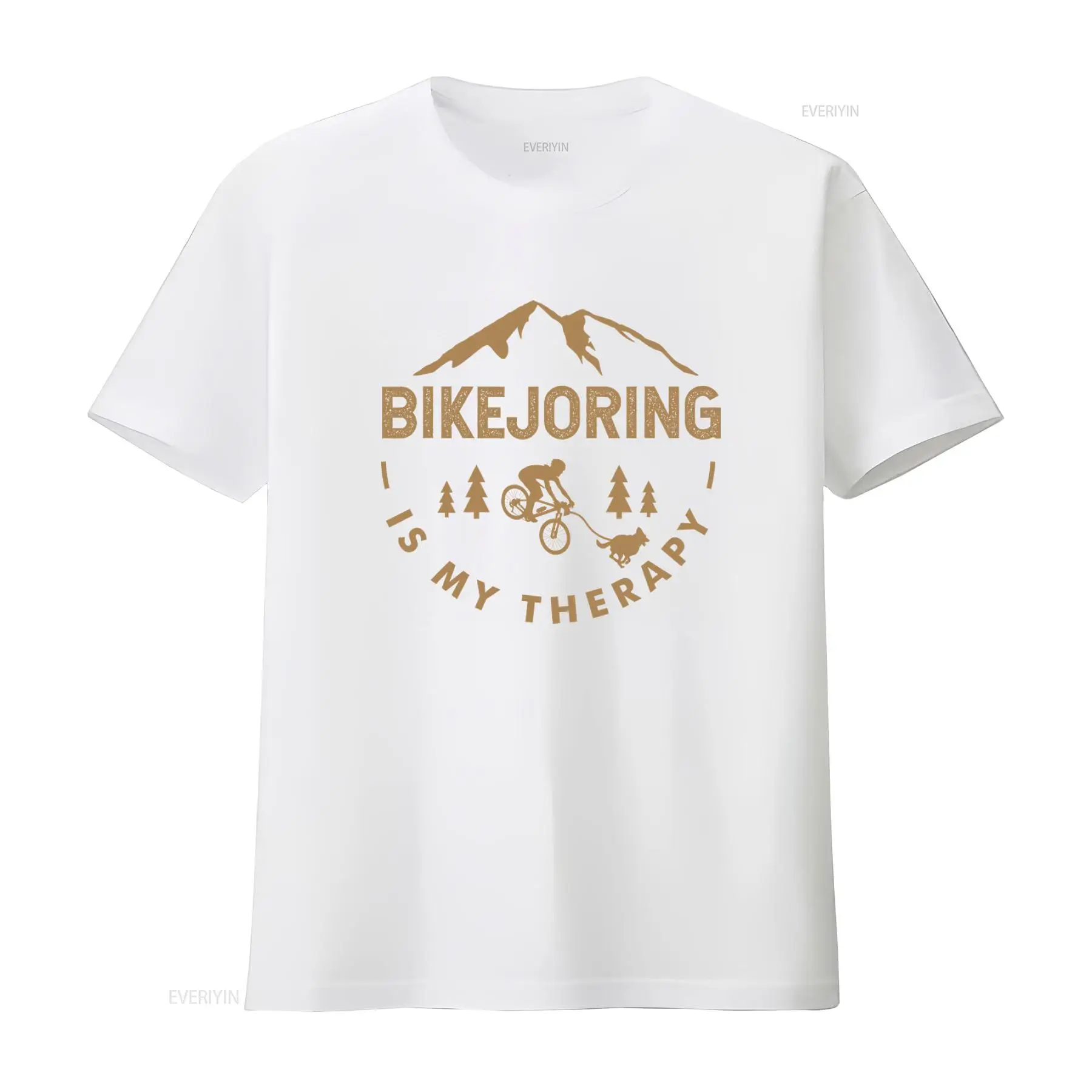 Bikejoring Is My Therapy T-Shi – Outdoor Adventure Therapy Bewertung und Preis